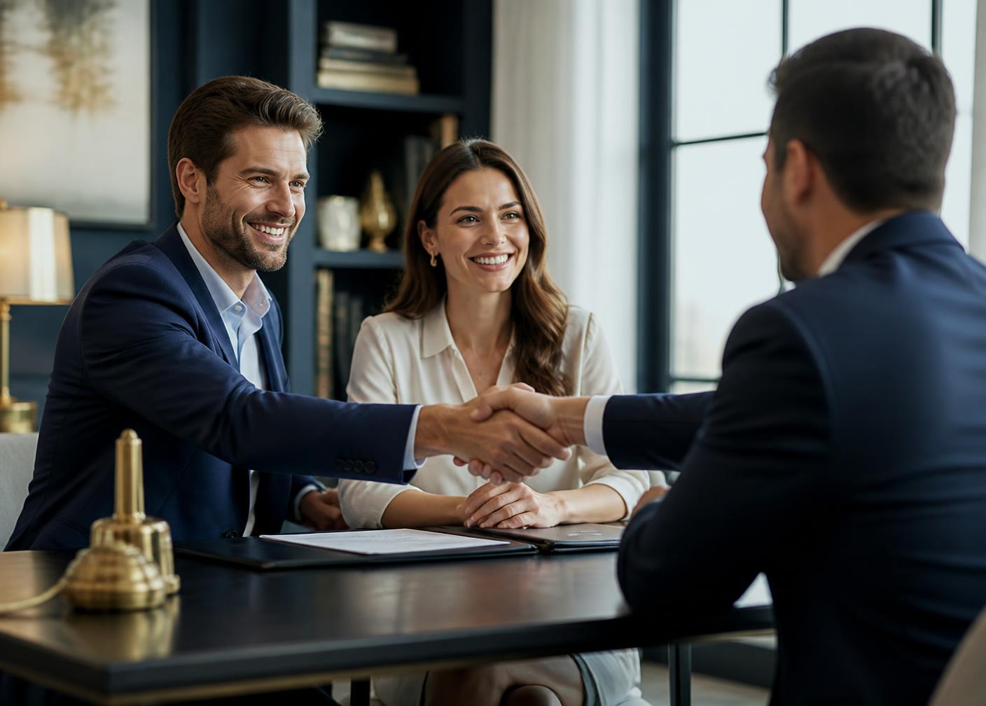 A client and Toiforte team confirming an engagement agreement
